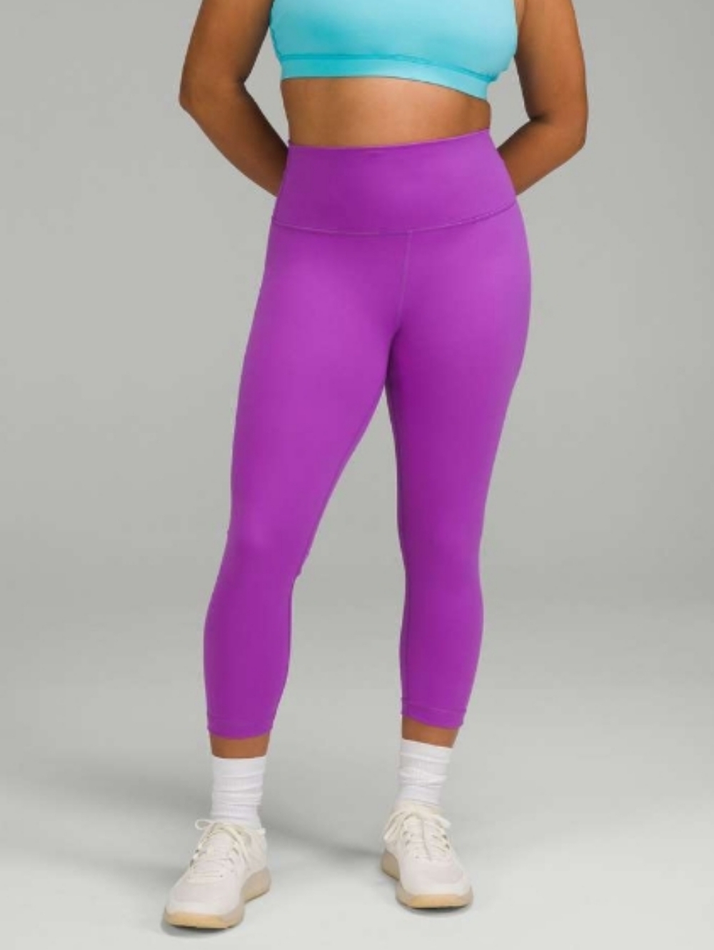 Lululemon Wunder Train High-Rise Crop 23" - Moonlit Magenta NWT